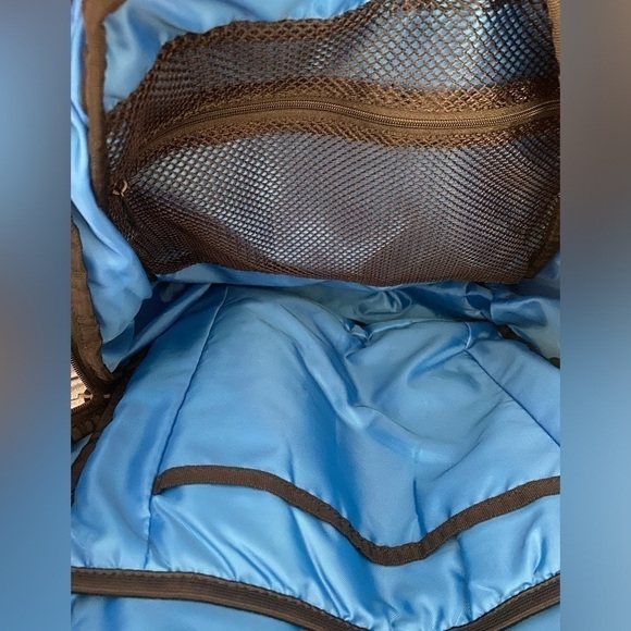 NWT ADIDAS ORIGINAL BLACK BACKPACK WITH BLUE INTERIOR - Picture 7 of 9